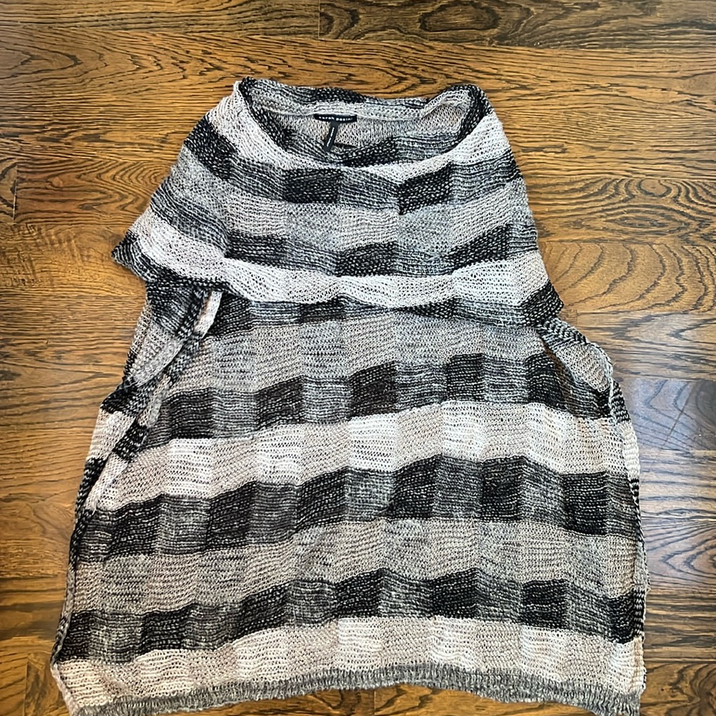 Sarah Pacini Cowl Neck Cape One Size